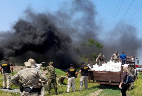 Droga, Cocaina en Paraguay, Decomiso Destruccion