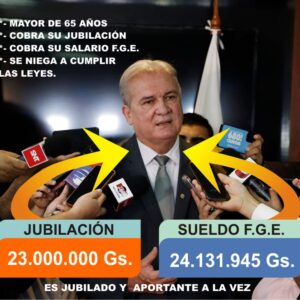 Jubilación del Fiscal General del Estado Emiliano Rolon