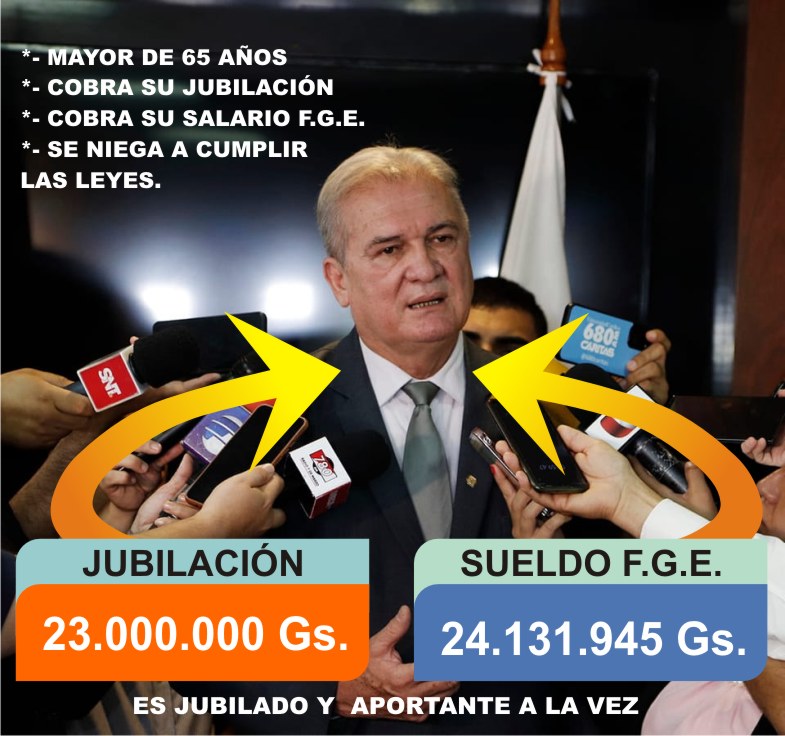 Jubilación del Fiscal General del Estado Emiliano Rolon