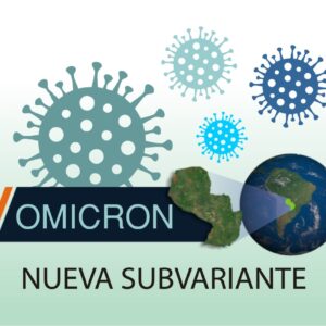 OMICRON, subvariante de Covid-19.