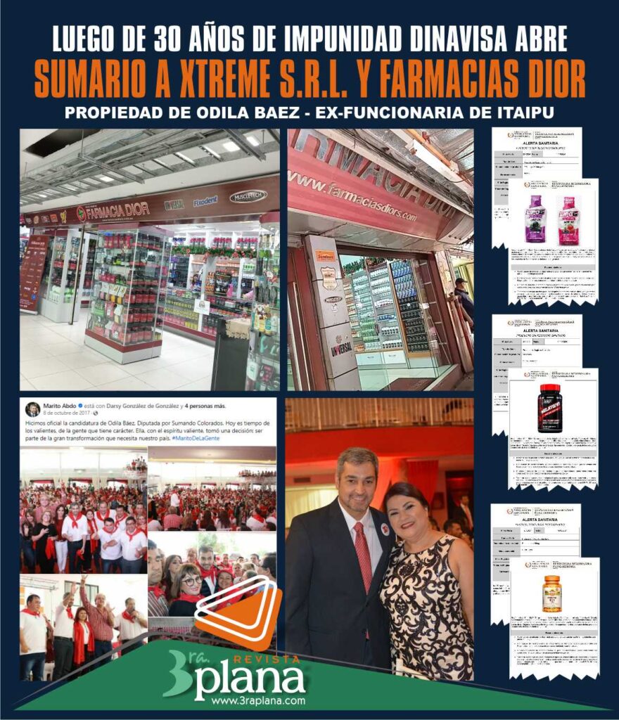 DINAVISA SUMARIO XTREME S.R.L. Y FARMACIAS DIOR